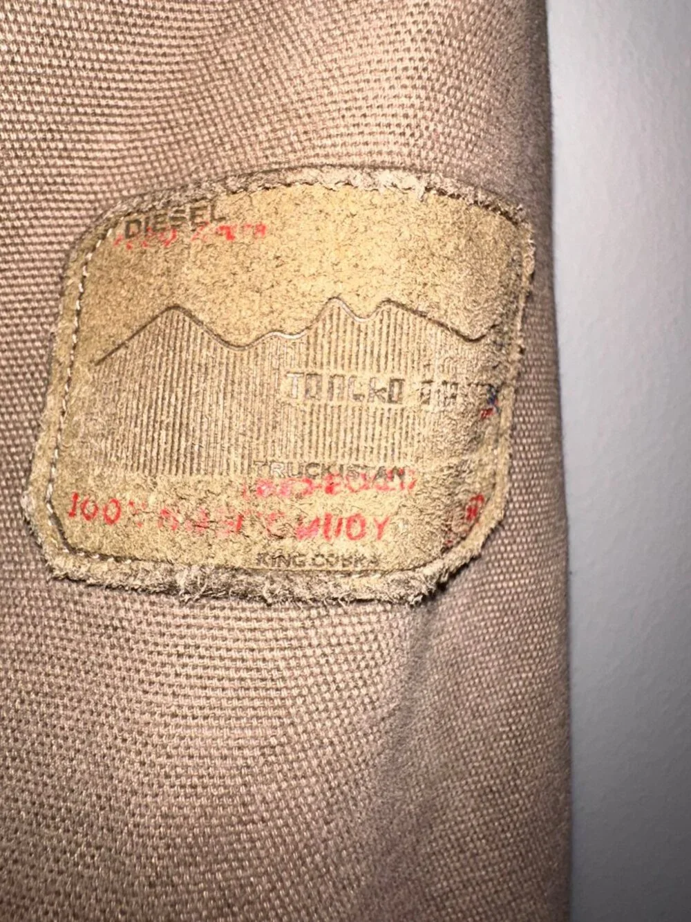 Diesel Men's Brown Utility Blazer